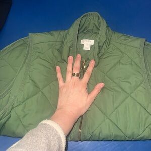 J.Crew Green Vest